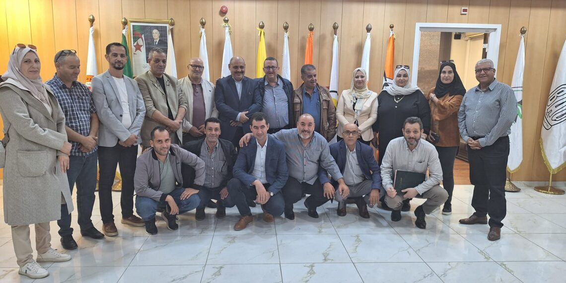 التنصيب الرسمي لنقابة المؤسسة . للمؤسسة الوطنية للجيوفيزياء ENAGEO